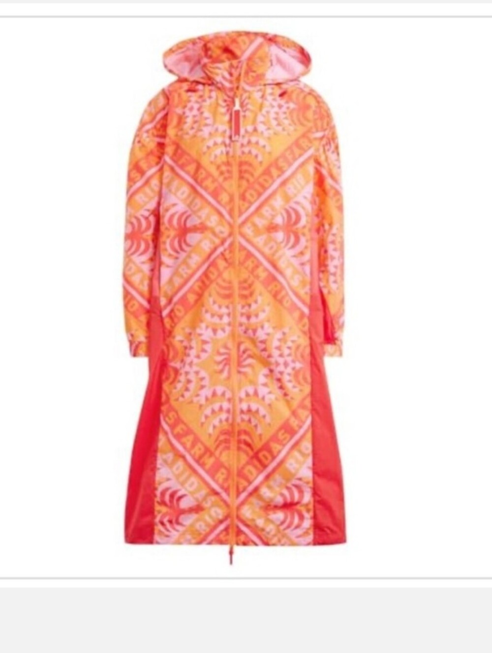 FARM Rio x Adidas semi pink‎ glow tomato MYSHELTER Jacket size medium new